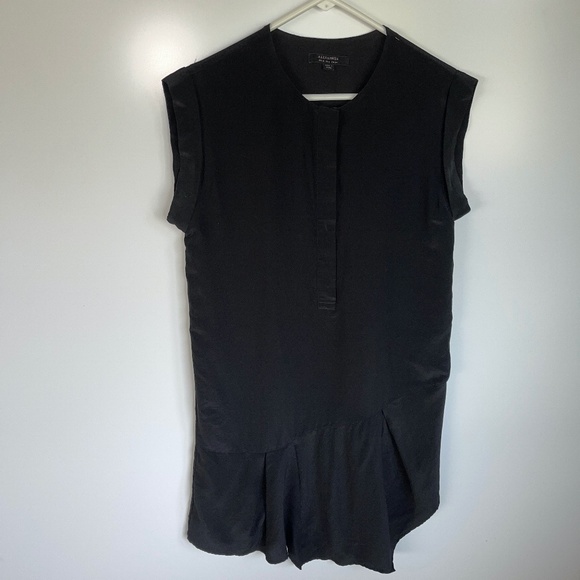 ALLSAINTS Roka Silk Blend Dress Size 4 - Picture 3 of 10